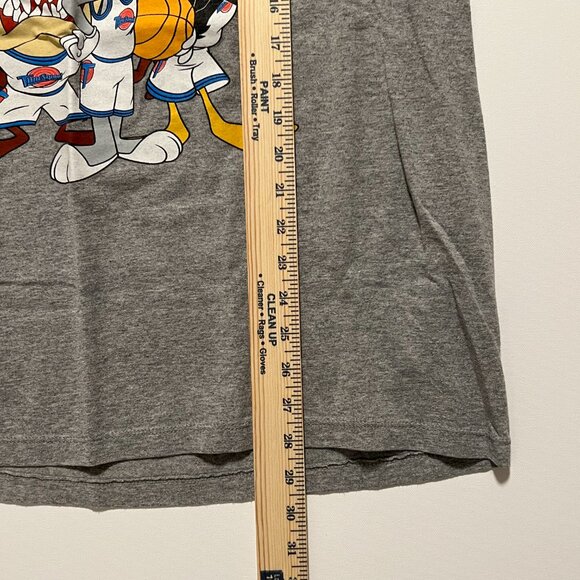 Space Jam T-Shirt Tune Squad Bugs Bunny Looney Tunes Tee Gray Men's size XXL - Picture 2 of 5